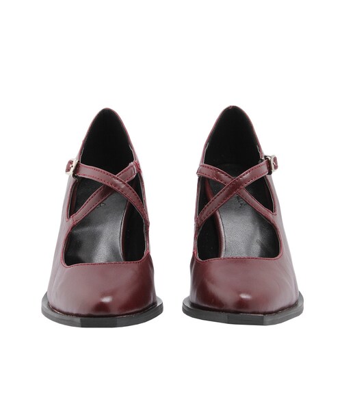 EMODA（エモダ）の「クロスラウンドSHOES（シューズ・レディース・ブラック/レッド/キャメル・S/M/L）」の7枚目の写真