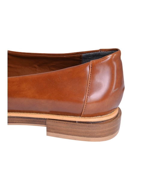 EMODA（エモダ）の「ウッドコンビローファー（シューズ・レディース・ホワイト/ブラック/キャメル・S/M/L）」の7枚目の写真