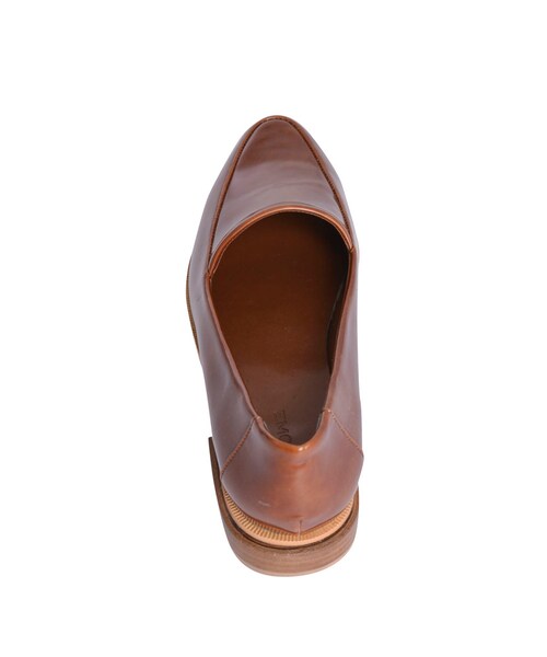 EMODA（エモダ）の「ウッドコンビローファー（シューズ・レディース・ホワイト/ブラック/キャメル・S/M/L）」の5枚目の写真