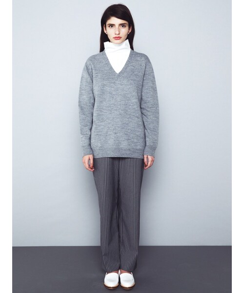 EMODA（エモダ）の「ウッドコンビローファー（シューズ・レディース・ホワイト/ブラック/キャメル・S/M/L）」の20枚目の写真