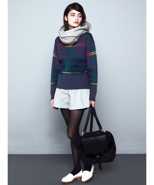 EMODA（エモダ）の「ウッドコンビローファー（シューズ・レディース・ホワイト/ブラック/キャメル・S/M/L）」の15枚目の写真