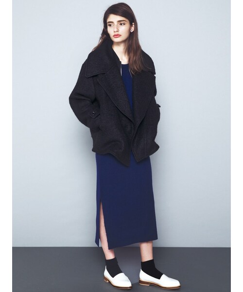 EMODA（エモダ）の「ウッドコンビローファー（シューズ・レディース・ホワイト/ブラック/キャメル・S/M/L）」の18枚目の写真