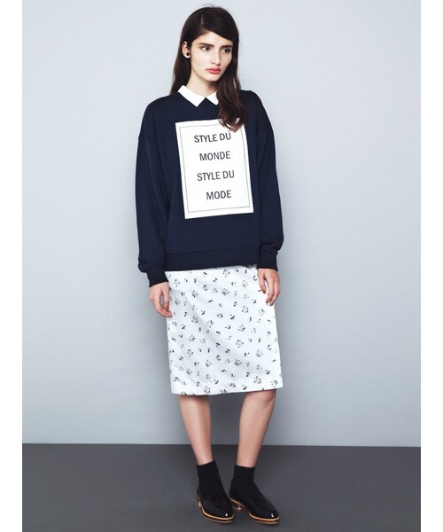 EMODA（エモダ）の「ウッドコンビローファー（シューズ・レディース・ホワイト/ブラック/キャメル・S/M/L）」の17枚目の写真