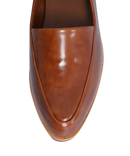 EMODA（エモダ）の「ウッドコンビローファー（シューズ・レディース・ホワイト/ブラック/キャメル・S/M/L）」の6枚目の写真