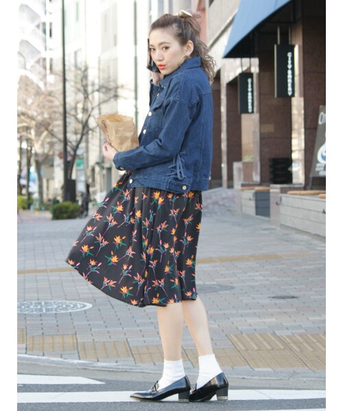 EVRIS（エヴリス）の「デニムＧジャン（ジャケット/アウター・レディース・ホワイト/アイスブルー/インディゴ・F）」の5枚目の写真