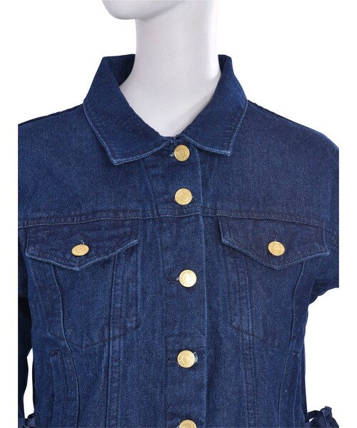 EVRIS（エヴリス）の「デニムＧジャン（ジャケット/アウター・レディース・ホワイト/アイスブルー/インディゴ・F）」の12枚目の写真