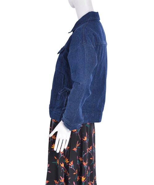 EVRIS（エヴリス）の「デニムＧジャン（ジャケット/アウター・レディース・ホワイト/アイスブルー/インディゴ・F）」の8枚目の写真