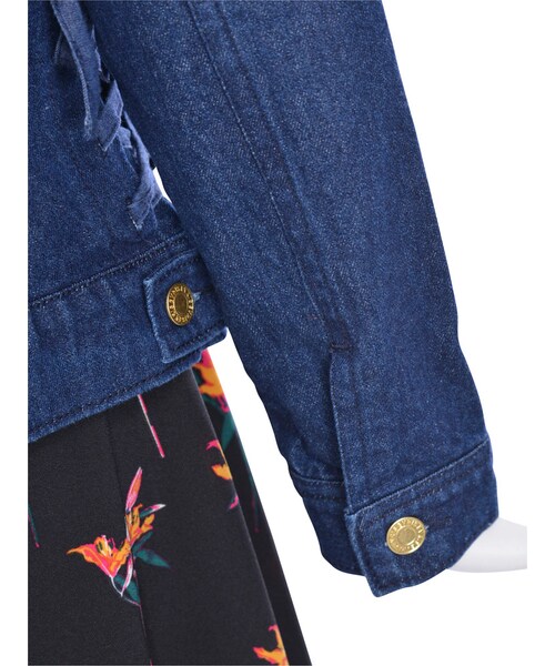 EVRIS（エヴリス）の「デニムＧジャン（ジャケット/アウター・レディース・ホワイト/アイスブルー/インディゴ・F）」の10枚目の写真