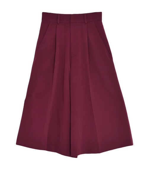 EVRIS（エヴリス）の「ワイドミディパンツ（パンツ・レディース・ブラック/ボルドー/ネイビー・S）」の2枚目の写真