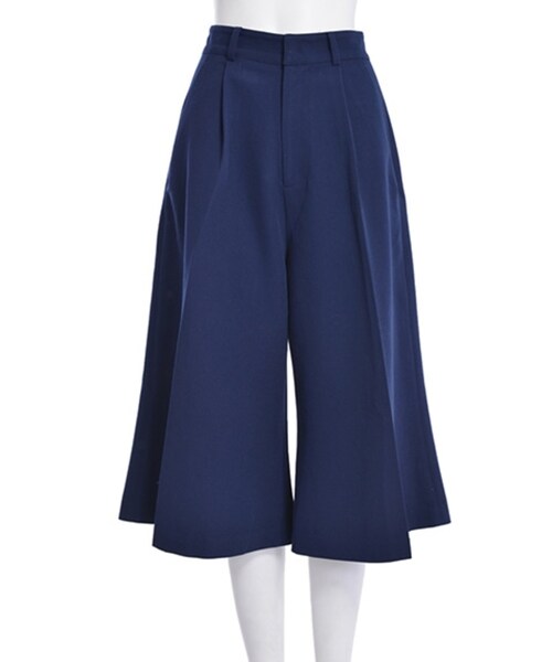 EVRIS（エヴリス）の「ワイドミディパンツ（パンツ・レディース・ブラック/ボルドー/ネイビー・S）」の7枚目の写真