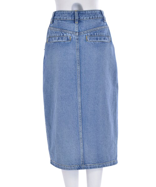 EVRIS（エヴリス）の「デニムロングスカート（スカート・レディース・ホワイト/アイスブルー/インディゴ・S/M）」の9枚目の写真