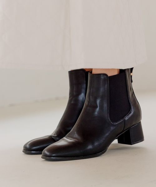 ふかふかFITストレッチサイドゴアブーツ