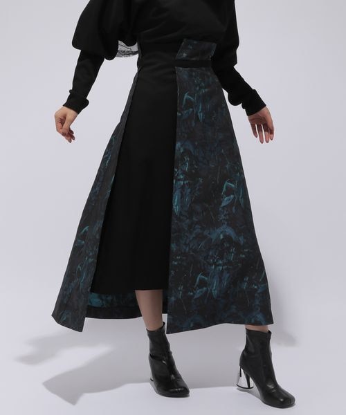 HARE アートジャガードキリカエスカート HARE（ハレ）の「アートジャガードキリカエスカート(HARE)（スカート