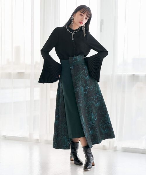 HARE アートジャガードキリカエスカート HARE（ハレ）の「アートジャガードキリカエスカート（）」 - WEAR