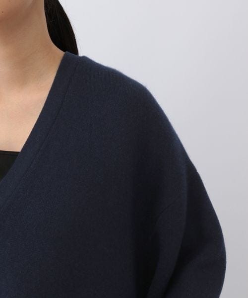 e/rm apart by lowrys カシミヤニットシャツテールカーディガン A part by（アパートバイ）の「カシミヤニットシャツテール