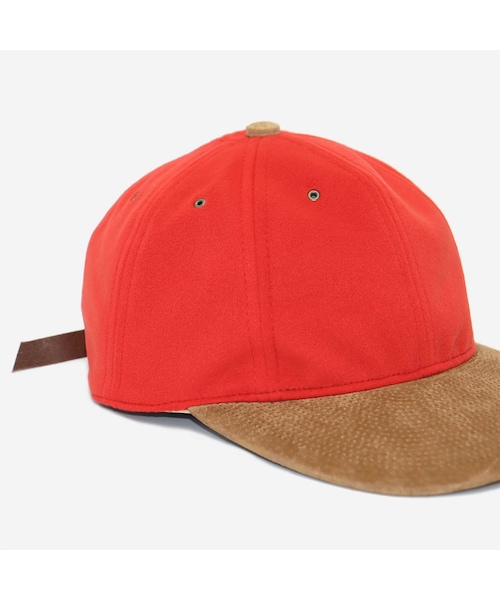 POTEN（ポテン）の「POTEN PIG SUEDE 2 TONE CAP - RED - THE GREAT DIVIDE（その他・メンズ・other・ADJUSTABLE）」の2枚目の写真