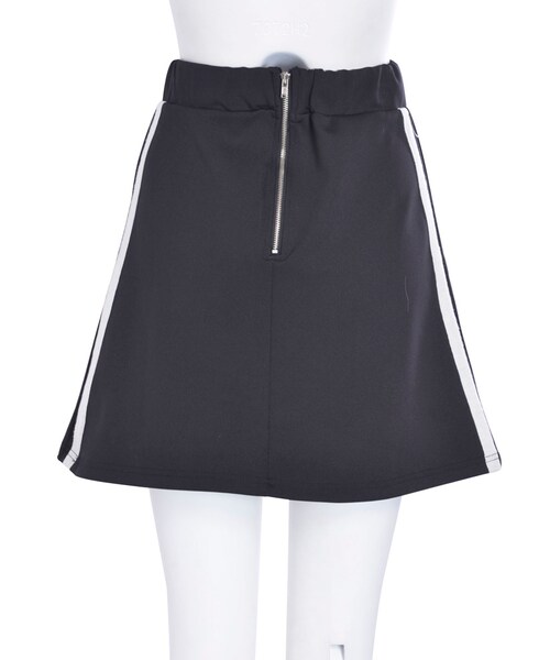 EVRIS（エヴリス）の「サイドラインダイバースカート（スカート・レディース・ホワイト/ブラック・S/M）」の8枚目の写真