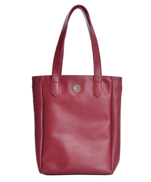 EVRIS（エヴリス）の「シンプルトートバッグ（バッグ・レディース・ブラック/ボルドー/グリーン/キャメル・F）」の4枚目の写真