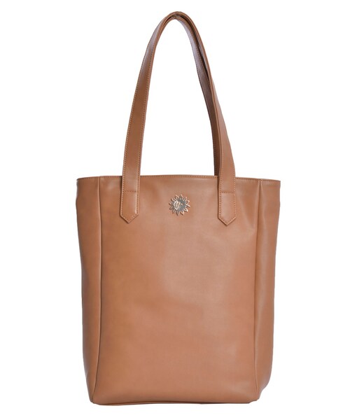 EVRIS（エヴリス）の「シンプルトートバッグ（バッグ・レディース・ブラック/ボルドー/グリーン/キャメル・F）」の2枚目の写真