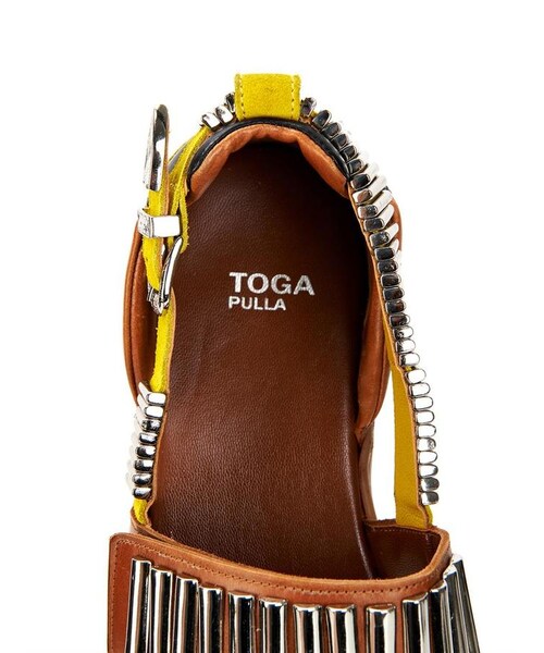 Toga（トーガ）の「Toga Embellished leather sandals（サンダル）」 - WEAR