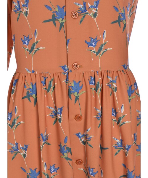 EVRIS（エヴリス）の「ミスティックフラワーシャツワンピ（ワンピース/ドレス・レディース・ホワイト/ブラック/オレンジ・F）」の12枚目の写真