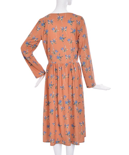 EVRIS（エヴリス）の「ミスティックフラワーシャツワンピ（ワンピース/ドレス・レディース・ホワイト/ブラック/オレンジ・F）」の9枚目の写真