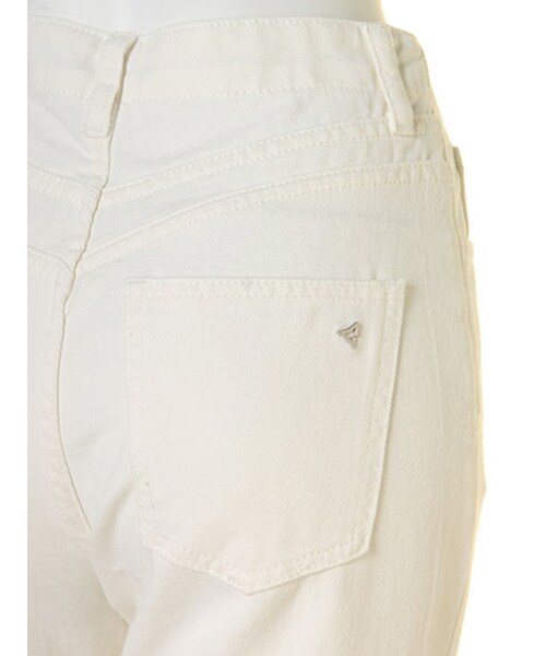 GYDA（ジェイダ）の「ダメージルーズパンツ（パンツ・レディース・オフホワイト/ブラック・XS/S/M）」の9枚目の写真