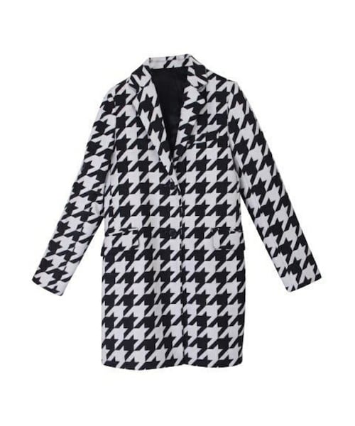 GYDA（ジェイダ）の「千鳥格子ロングウールコート（）」 - WEAR