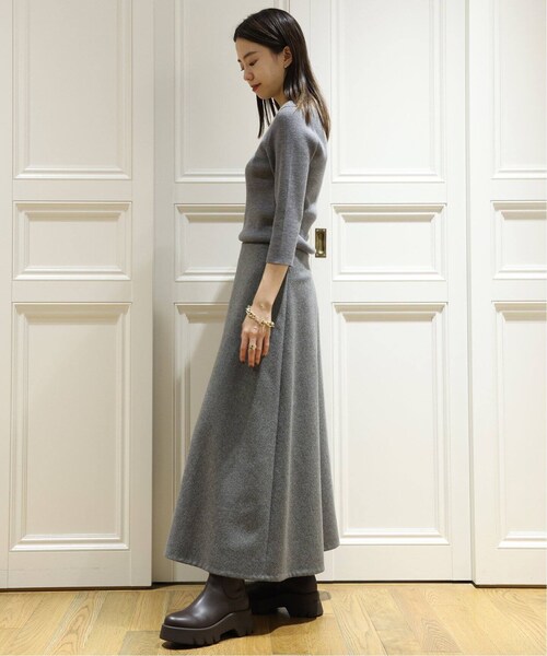 MUSE de Deuxieme Classe JUSPER RIB フーディー MUSE ドゥーズィエムクラス◇追加 JUSPER RIB フーディー
