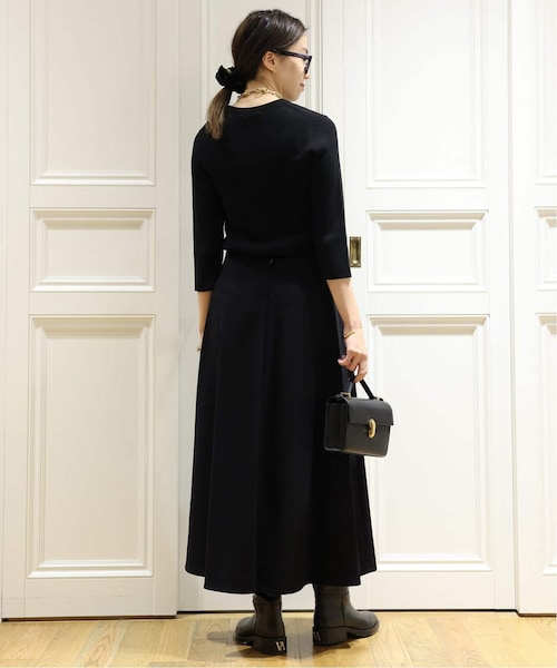 ＊美品＊MUSE de Deuxieme Classe／リブ　ニット　ブラック MUSE de Deuxieme classe（ミューズデドゥーズィエムクラス）の