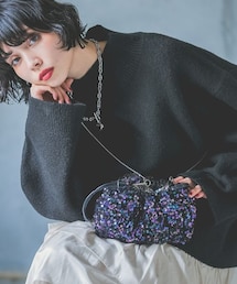 PAGEBOY | ベロアスパンコールBAG(バッグ)