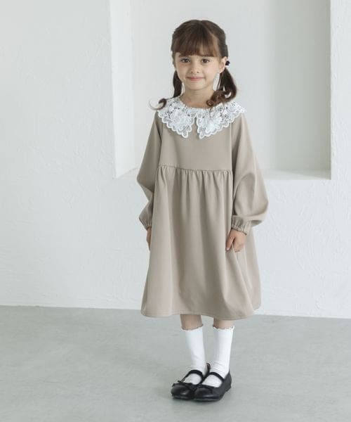 アーニー＆エッシー 襟付きラベンダーワンピース　130 pairmanon（ペアマノン）の「選べる2デザイン 襟付き オケージョン