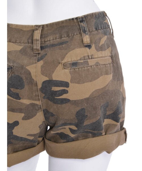 GYDA（ジェイダ）の「カモフラロールアップショートパンツ（パンツ・レディース・ベージュ/カーキ・S/M）」の7枚目の写真