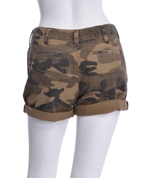 GYDA（ジェイダ）の「カモフラロールアップショートパンツ（パンツ・レディース・ベージュ/カーキ・S/M）」の6枚目の写真