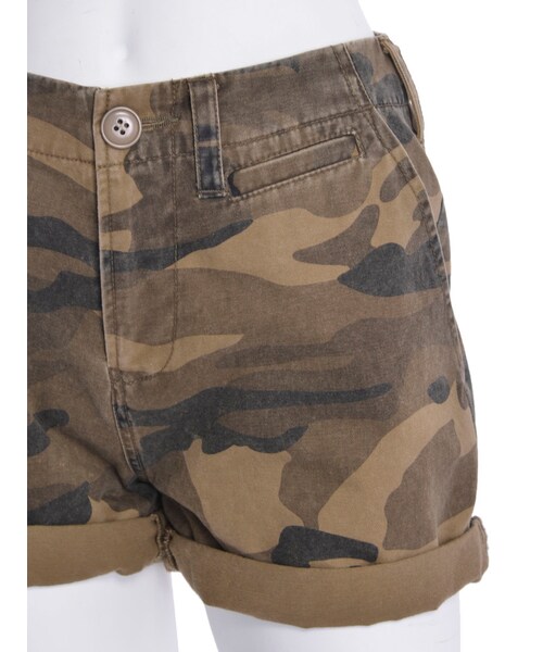 GYDA（ジェイダ）の「カモフラロールアップショートパンツ（パンツ・レディース・ベージュ/カーキ・S/M）」の8枚目の写真