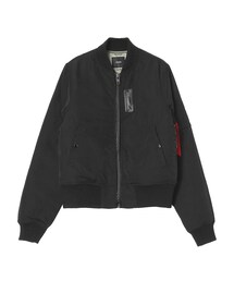 jouetie | 合皮パイピングＭＡ－１(ジャケット/アウター)