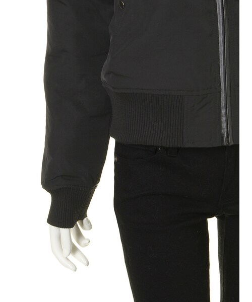 jouetie（ジュエティ）の「合皮パイピングＭＡ－１（ジャケット/アウター・レディース・ブラック/カーキ・M）」の9枚目の写真