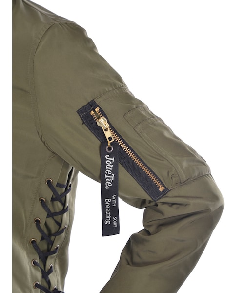 jouetie（ジュエティ）の「レースアップＭＡ－１（ジャケット/アウター・レディース・ネイビー/カーキ・M）」の10枚目の写真