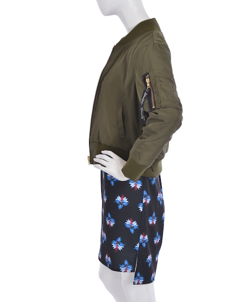 jouetie（ジュエティ）の「レースアップＭＡ－１（ジャケット/アウター・レディース・ネイビー/カーキ・M）」の7枚目の写真