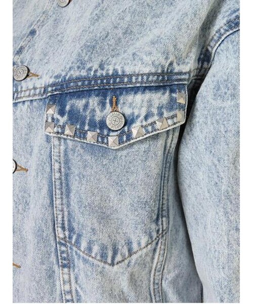 jouetie（ジュエティ）の「【CASUAL】Gブルゾン（ジャケット/アウター・レディース・オフホワイト/ベビーピンク/アイスブルー・M）」の18枚目の写真