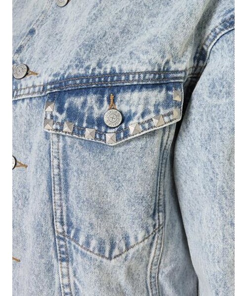 jouetie（ジュエティ）の「【CASUAL】Gブルゾン（ジャケット/アウター・レディース・オフホワイト/ベビーピンク/アイスブルー・M）」の10枚目の写真