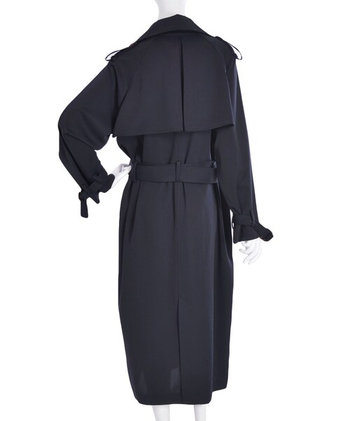 jouetie（ジュエティ）の「ラグランロングトレンチ（ジャケット/アウター・レディース・ブラック/ベージュ/カーキ）」の9枚目の写真