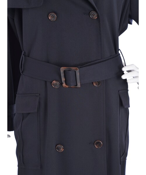 jouetie（ジュエティ）の「ラグランロングトレンチ（ジャケット/アウター・レディース・ブラック/ベージュ/カーキ）」の13枚目の写真