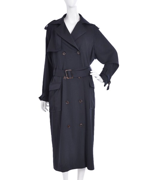 jouetie（ジュエティ）の「ラグランロングトレンチ（ジャケット/アウター・レディース・ブラック/ベージュ/カーキ）」の7枚目の写真