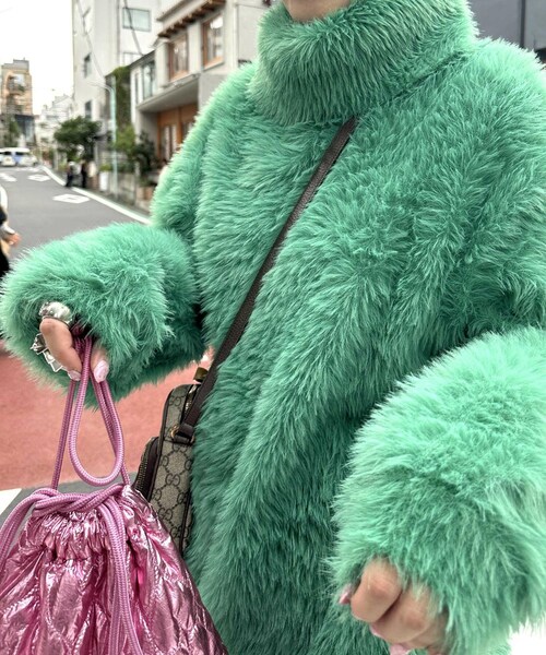 w closet（ダブルクローゼット）の「【Alley】ハートキルト巾着バック（バッグ・レディース・オフホワイト/ブラック/ピンク/シルバー・FREE）」の20枚目の写真