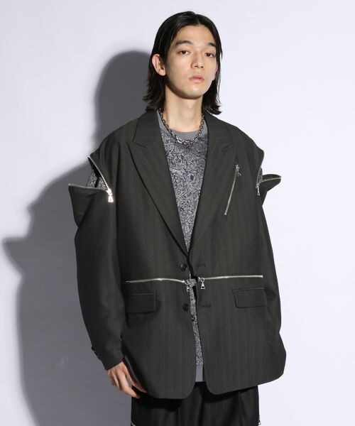 【HARE】ZIPデザインジャケット HARE（ハレ）の「ZIPデザインジャケット（）」 - WEAR