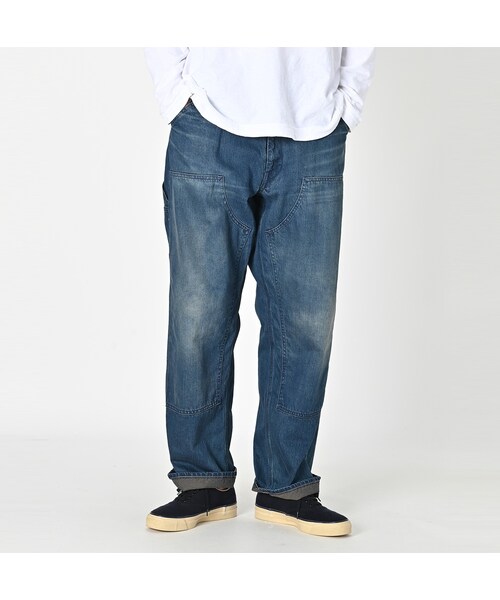 45R 45rpm　ユーズド加工 モンブラウンデニムの908オーバーオール 50960203.jpg