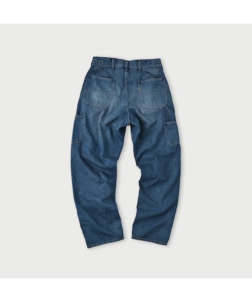 45R 45rpm　ユーズド加工 モンブラウンデニムの908オーバーオール 45R 45rpm ユーズド加工 モンブラウンデニムの908オーバーオール