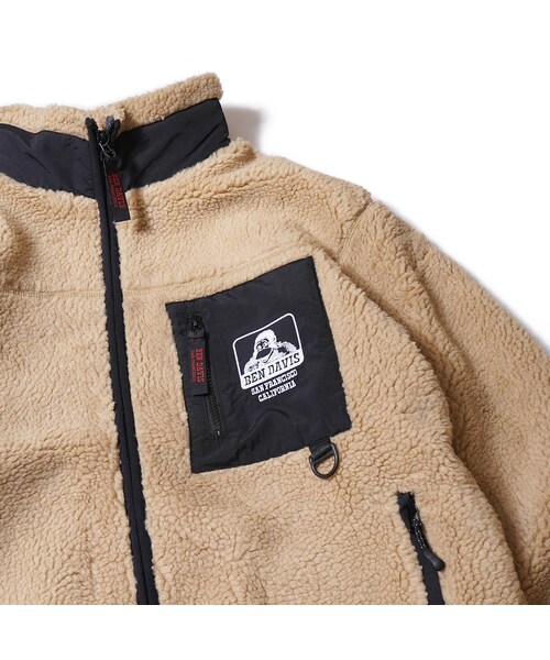 BEN DAVIS（ベンデイビス）の「BEN DAVIS【BOA JACKET STAND】ボアジャケットスタンド（その他・メンズ・BEIGE/GREY/OFF WHITE・M/L/XL）」の10枚目の写真