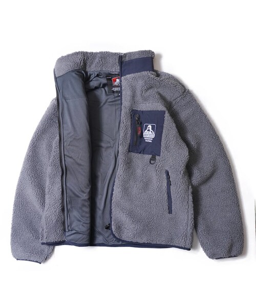 BEN DAVIS（ベンデイビス）の「BEN DAVIS【BOA JACKET STAND】ボアジャケットスタンド（その他・メンズ・BEIGE/GREY/OFF WHITE・M/L/XL）」の8枚目の写真